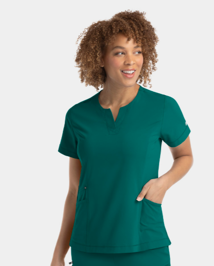 IRG –EPIC Notched Crew Neck Top | 4802