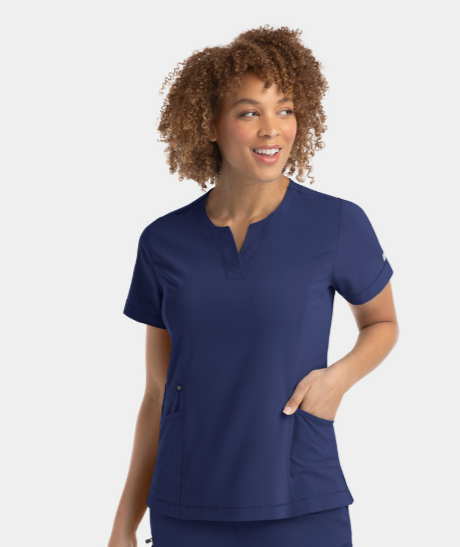 IRG –EPIC Notched Crew Neck Top | 4802