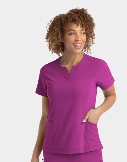 IRG –EPIC Notched Crew Neck Top | 4802