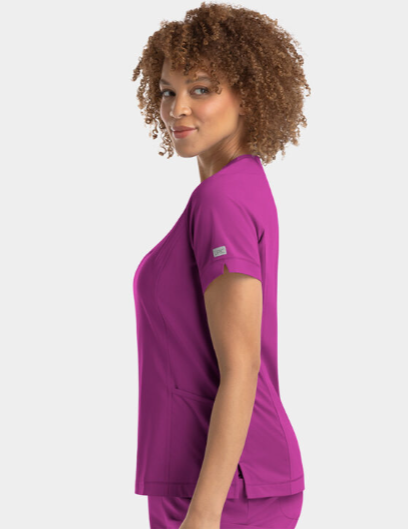 IRG –EPIC Notched Crew Neck Top | 4802