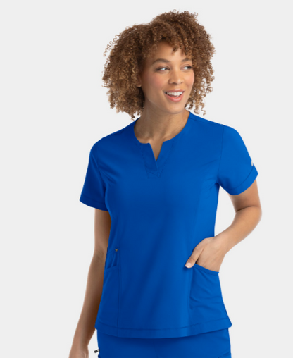 IRG –EPIC Notched Crew Neck Top | 4802