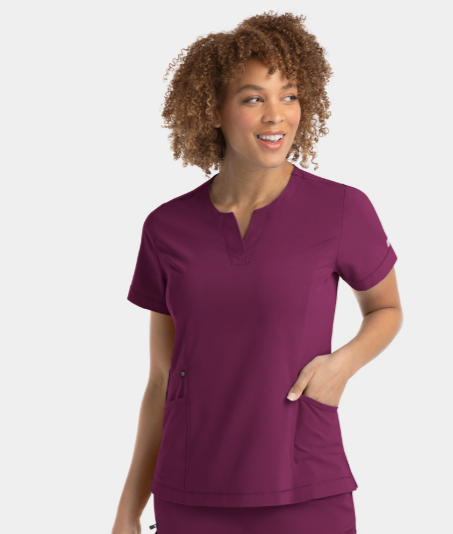 IRG –EPIC Notched Crew Neck Top | 4802