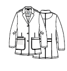 MAEVN WOMEN’S CONSULTATION 29INCH  LAB COAT 5073