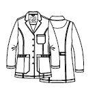 MAEVN WOMEN’S SNAP CONSULTATION LAB COAT 28.5INCH  5973