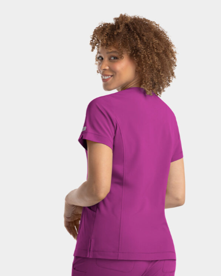 IRG –EPIC Notched Crew Neck Top | 4802