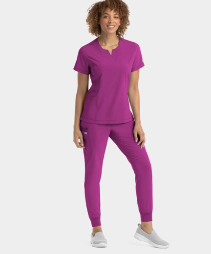 IRG –EPIC Notched Crew Neck Top | 4802